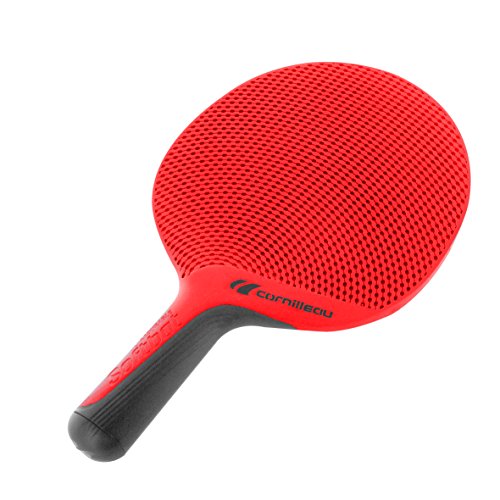 Cornilleau Softbat - Outdoor Tischtennisschläger - Schlag- und wetterfest - Einfach zu Spielen - Rot von Cornilleau