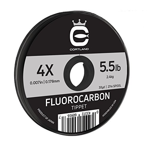 Cortland Fluorocarbon Tippet (4 x – 2,5 kg/30 m) von Cortland