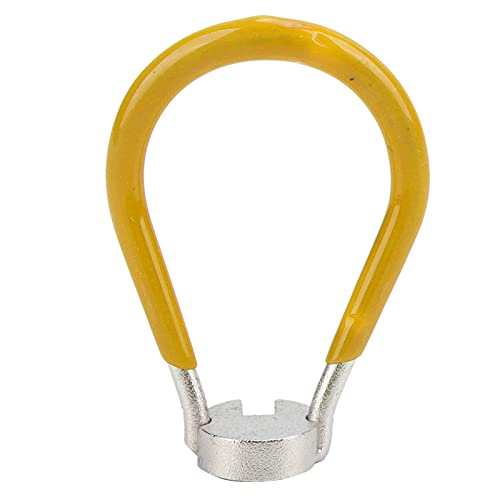 Cosiki Speichenschlüssel, Reifen aus Stahldraht, Speichenschlüssel, Fahrradspeichen, Speichen, Einstellwerkzeug für Fahrrad für den Außenbereich (Gelb) von Cosiki