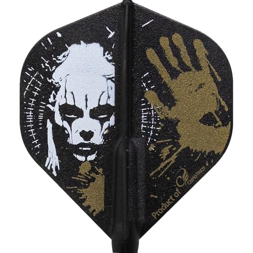 Cosmo Fit Flight - Standard - Schwarz - Evil D - Gold von Cosmo Darts