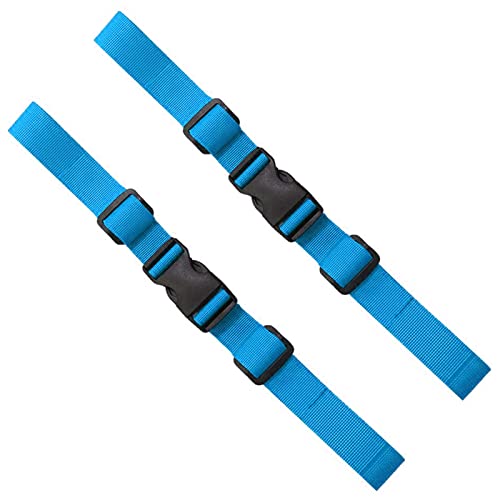 Cosswe Brustgurt Rucksack Verstellbarer, 2 Stück Brustgurt für Schulranzen Schulrucksack Rucksack universal für Jogging und Wandern Außerhalb (Blau) von Cosswe