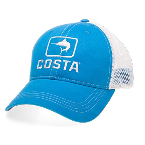 Costa Del Mar Marlin Trucker Mütze, Blau/Weiß, Größe XL von Costa Del Mar