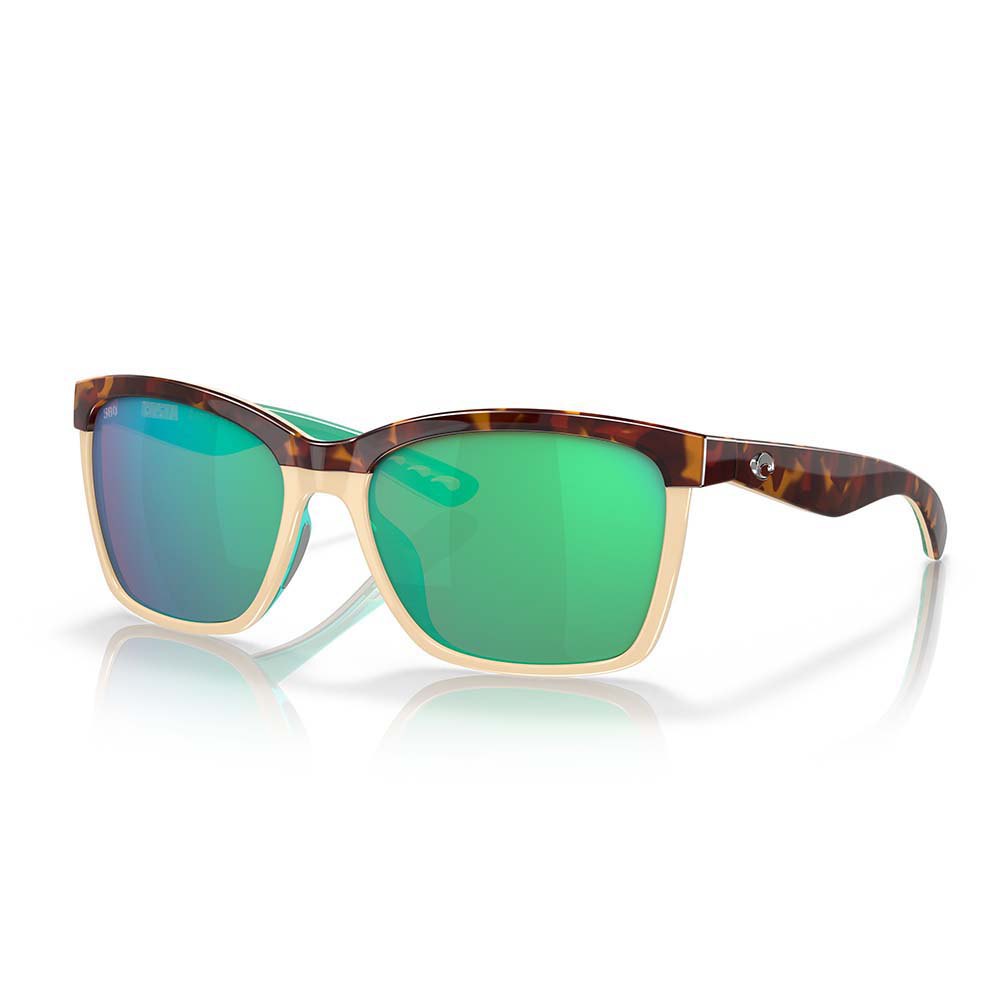 Costa Anaa Mirrored Polarized Sunglasses Golden Green Mirror 580G/CAT2 Mann von Costa
