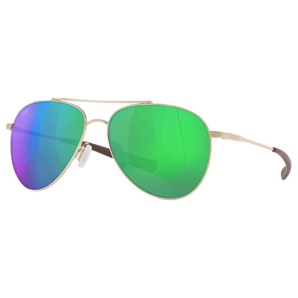 Costa Cook Mirrored Polarized Sunglasses Golden Green Mirror 580P/CAT2 Mann von Costa