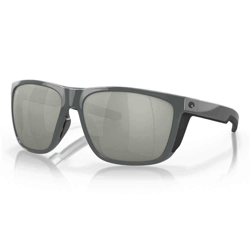 Costa Ferg Xl Mirrored Polarized Sunglasses Golden Gray Silver Mirror 580G/CAT3 Frau von Costa