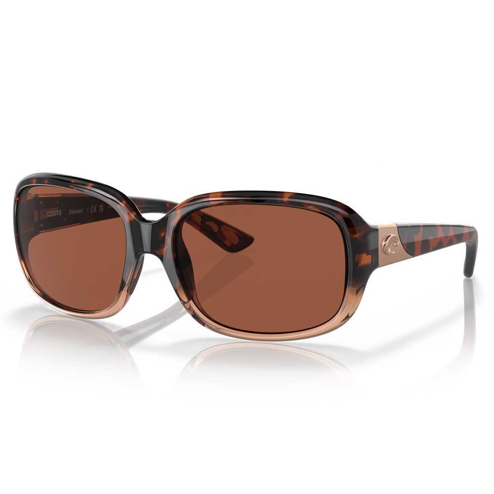 Costa Gannet Polarized Sunglasses Golden Copper 580P/CAT2 Mann von Costa