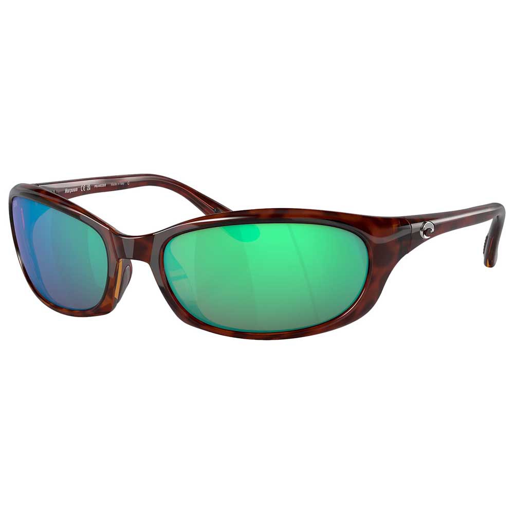 Costa Harpoon Mirrored Polarized Sunglasses Braun Green Mirror 580G/CAT2 Frau von Costa
