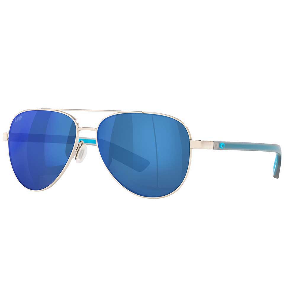 Costa Peli Mirrored Polarized Sunglasses Golden Blue Mirror 580P/CAT3 Mann von Costa