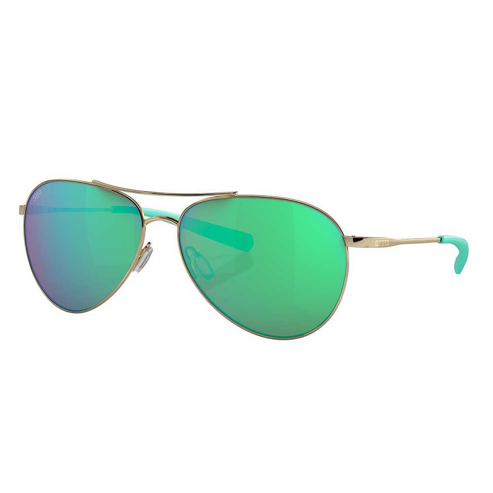 Costa Piper Mirrored Polarized Sunglasses Golden Green Mirror 580G/CAT2 Mann von Costa