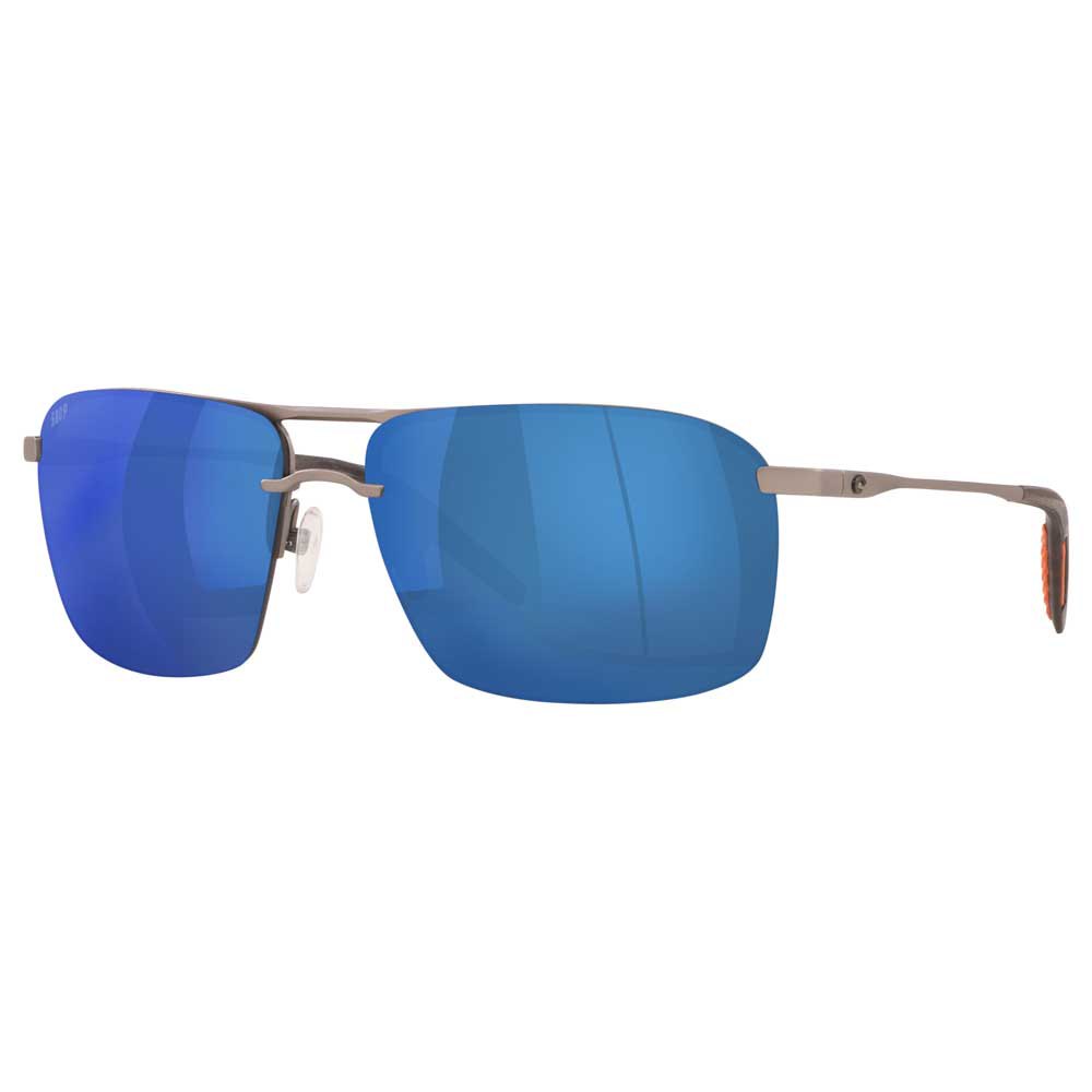 Costa Skimmer Mirrored Polarized Sunglasses Golden Blue Mirror 580P/CAT3 Frau von Costa