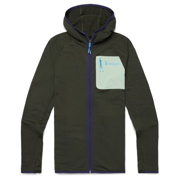 Cotopaxi - Otero Fleece Full-Zip Hooded Jacket - Fleecejacke Gr M;S;XL;XXL blau;oliv von Cotopaxi