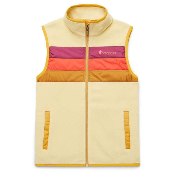 Cotopaxi - Women's Teca Fleece Vest - Fleecepullover Gr L;S;XS beige;türkis von Cotopaxi