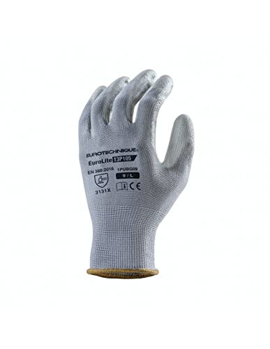 Coverguard Handschuh aus Polyester und Polyurethan, grau, für trockene Mitte, T9 von Coverguard