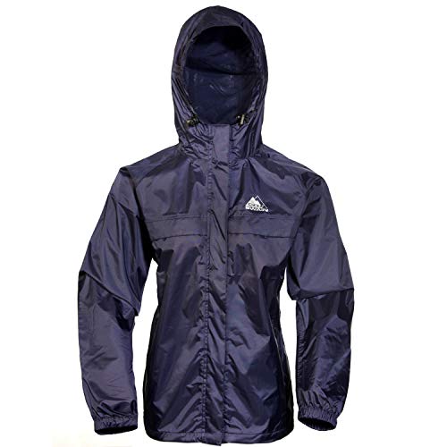 Cox Swain 2-Lagen Damen Outdoor Funktions Regenjacke - 3.000mm Wassersäule -3.000mm Atmungsaktivität, Colour: Navy, Size: L von Cox Swain