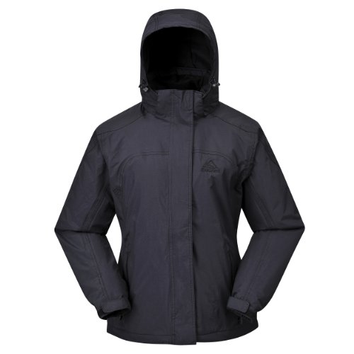 Cox Swain Damen 2-Lagen Outdoor Regenjacke Pure - 5.000mm Wassersäule, Colour: Black, Size: L von Cox Swain