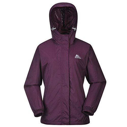 Cox Swain Damen Outdoor Funktions Regenjacke Gale 8.000mm Wassersäule + 5.000mm atmungsaktiv, Colour: Purple, Size: L von Cox Swain