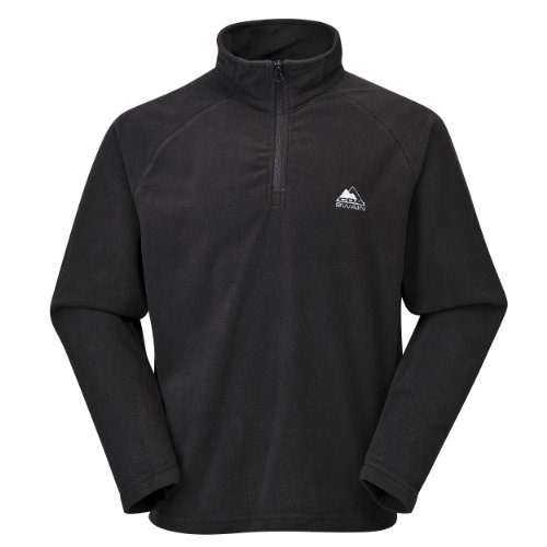 Cox Swain Herren Fleecepullover Base, Colour: Black, Size: S von Cox Swain