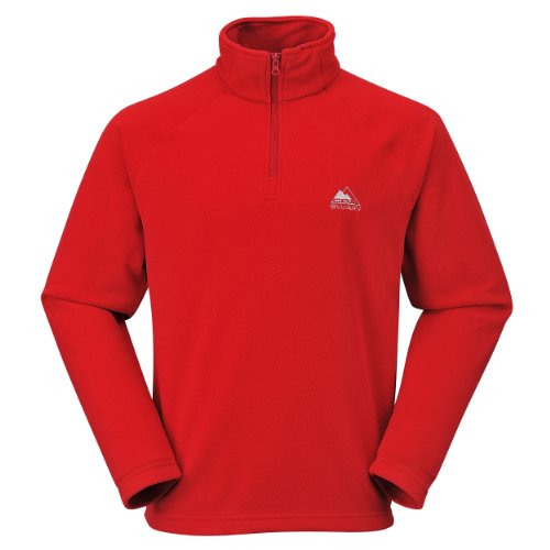 Cox Swain Herren Fleecepullover Base, Colour: Red, Size: XL von Cox Swain