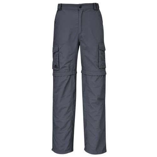 Cox Swain Trekking Hose Wanderhose Range Men Quick Dry - Anti Moskito - UV Schutz, Colour: Grey, Size: L von Cox Swain