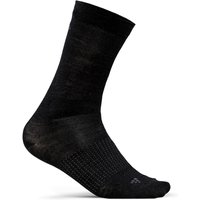 2er Pack CRAFT Core Wool Liner Socken Herren 999000 - black 34-36 von Craft