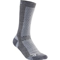 2er Pack CRAFT Warm Mid Socken Herren 985920 - granite/platinum 40-42 von Craft