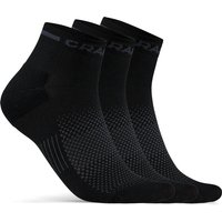 3er Pack CRAFT Core Dry Mid Socken 999000 - black 40-42 von Craft