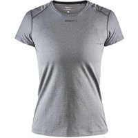 CRAFT ADV Essence Slim Trainingsshirt Damen 975000 - dk grey melange S von Craft