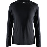 CRAFT ADV Essence langarm Trainingsshirt Damen 999000 - black XS von Craft