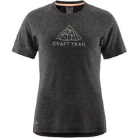 CRAFT ADV Wool Trailrunningshirt Damen 999200 - black/melange L von Craft