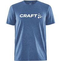 CRAFT Community Logo T-Shirt Herren 346200 - club cobolt melange S von Craft