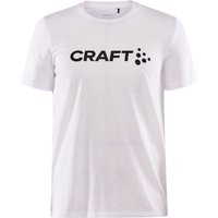 CRAFT Community Logo T-Shirt Herren 900200 - white melange S von Craft