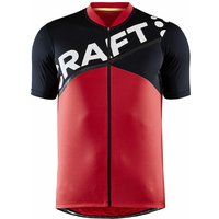 CRAFT Core Endur Logo Fahrradtrikot Herren 430999 - bright red/black L von Craft