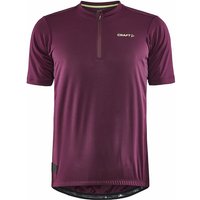 CRAFT Core Offroad 1/2-Zip Fahrradtrikot Herren 435000 - burgundy S von Craft