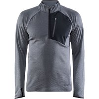 CRAFT Core Trim Midlayer 1/2-Zip Langarmshirt Herren 975000 - dk grey melange S von Craft