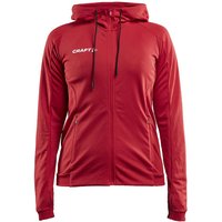 CRAFT Evolve Kapuzen-Trainingsjacke Damen 430000 - bright red M von Craft