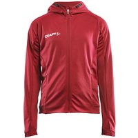 CRAFT Evolve Kapuzen-Trainingsjacke Kinder 430000 - bright red 122/128 von Craft