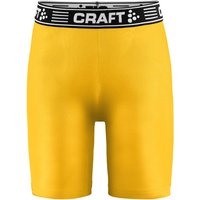 CRAFT Pro Control 9" Boxershorts Kinder 552000 - sweden yellow 122/128 von Craft