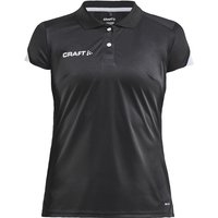 CRAFT Pro Control Impact Poloshirt Damen 999900 - black/white L von Craft
