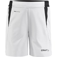 CRAFT Pro Control Impact Shorts Kinder 900999 - white/black 122/128 von Craft