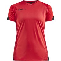 CRAFT Pro Control Impact Trainingsshirt Damen 430999 - bright red/black M von Craft