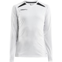 CRAFT Pro Control Impact langarm Trainingsshirt Damen 900999 - white/black L von Craft
