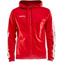 CRAFT Pro Control Kapuzen-Trainingsjacke Herren 430900 - bright red/white 3XL von Craft