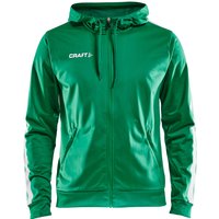 CRAFT Pro Control Kapuzen-Trainingsjacke Herren 651900 - team green/white M von Craft