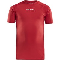 CRAFT Pro Control Kompressionsshirt Kinder 430000 - bright red 158/164 von Craft