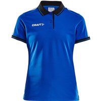 CRAFT Pro Control Poloshirt Damen 346999 - club cobolt/black XS von Craft