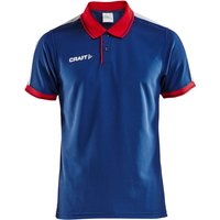 CRAFT Pro Control Poloshirt Herren 390430 - navy/bright red XXL von Craft