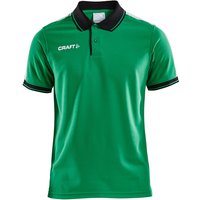CRAFT Pro Control Poloshirt Herren 651999 - team green/black S von Craft