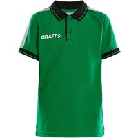 CRAFT Pro Control Poloshirt Kinder 651999 - team green/black 122/128 von Craft