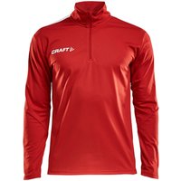 CRAFT Progress 1/2-Zip Trainings-Top Herren 1430 - bright red/white XL von Craft
