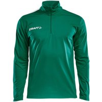 CRAFT Progress 1/2-Zip Trainings-Top Herren 1651 - team green/white S von Craft